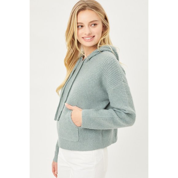 Drawstring Hoodie Sweater - Picture 3 of 8